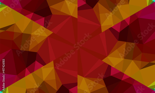 Geometric design  Mosaic of a vector kaleidoscope  abstract Mosaic Background  colorful Futuristic Background  geometric Triangular Pattern. Mosaic texture. Stained glass effect. 10 EPS Vector.