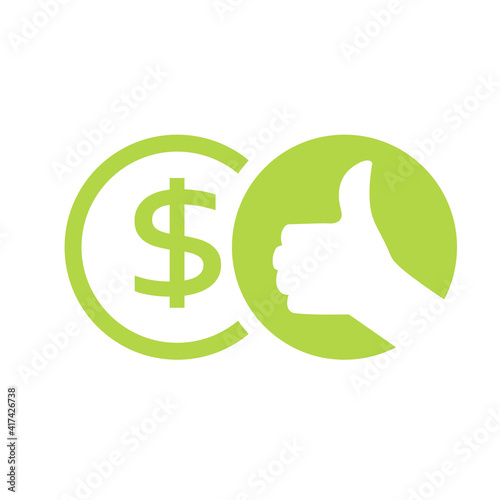Reasonable price icon. Clipart image isolated on white background