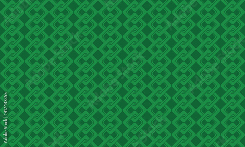 和柄　子持ち吉原繋ぎ　シームレスパターン　背景素材　緑