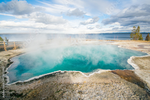 Blue Pool at West Thumb Yellowstone