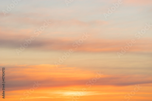 Sunset clouds on sky background © evgenydrablenkov