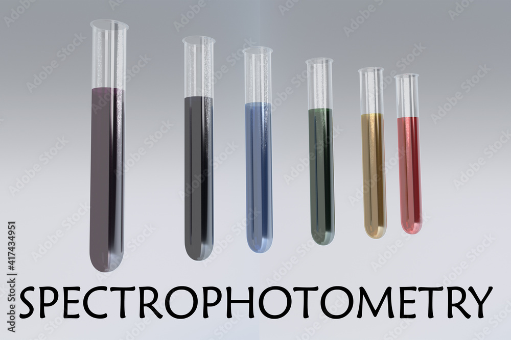spectrophotometry - scientific concept