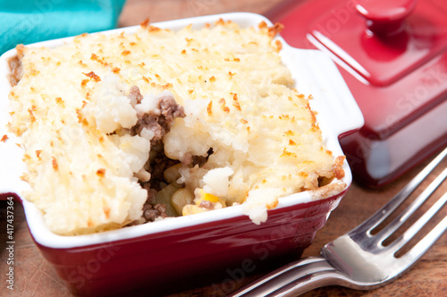 baked cottage pie single serving photo