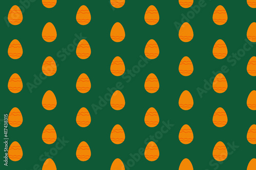 Easter Egg seamless pattern. flat style illustration. suitable for background, wallpaper, scrapbook paper etc.