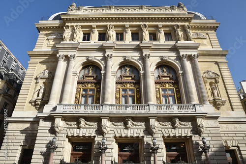  Façade de l'opéra Comique à Paris, France