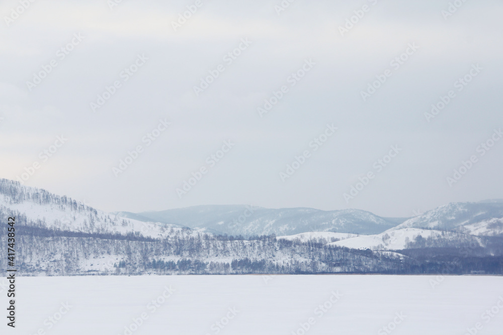 Lake Bannoe in South Ural
