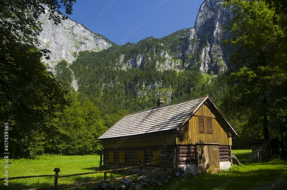 Cottage in mountains