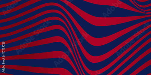 dark red lines particles background with red wavy shapes on blue background
