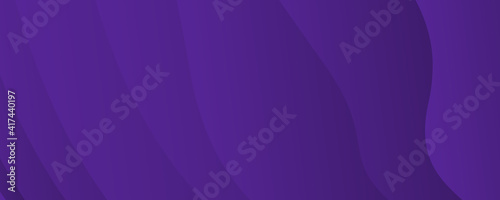 Dark violet background for wide banner with wave shapes. background illustration with moderate violet, dark orchid and very dark blue color and space for text or image. can be used as header or banner