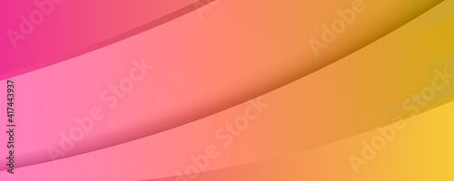 Fotografia Modern soft color of orange pink yellow backgrounds with abstract elements and dynamic shapes