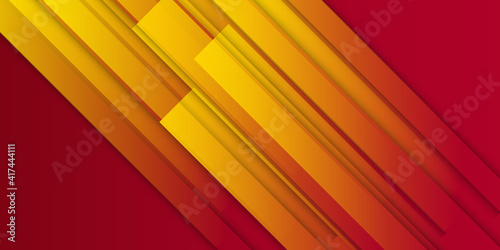 Abstract modern background gradient color of red orange yellow fire. Yellow and pink gradient with halftone decoration. Red orange yellow abstract presentation business background with copy space