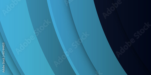 Abstract modern dark blue green 3d background with light green blue gradient lines