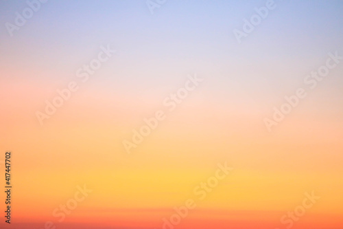 Colorful sunset sky for nature background with copy space © nonglak