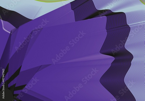 Fondo de fusión en tonos azules, violetas y morados. Composición futurista