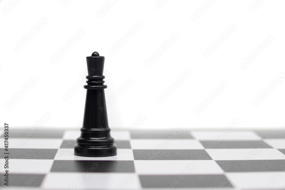 Queen chess game isolated in white background, queen concept Queen chess game isolated in white background, queen concept