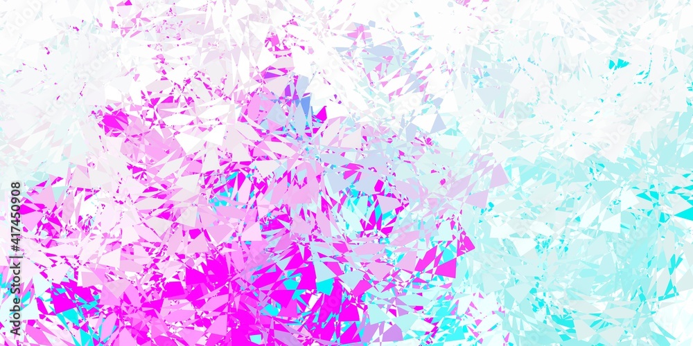 Light pink, blue vector layout with triangle forms. Light pink, blue vector layout with triangle forms.