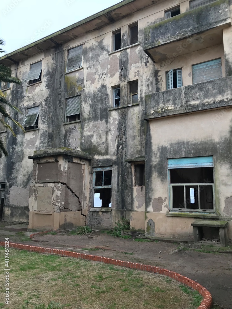 old abandoned building