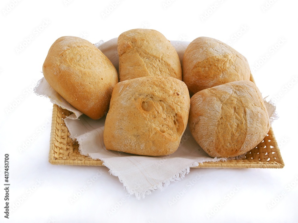 tasty rolls with various seeds for breakfast