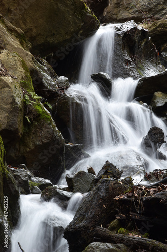 waterfall in the mountains © Bojan