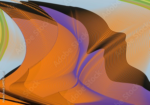 Fondo de fusión en naranja, morado, marrón, azul y negro