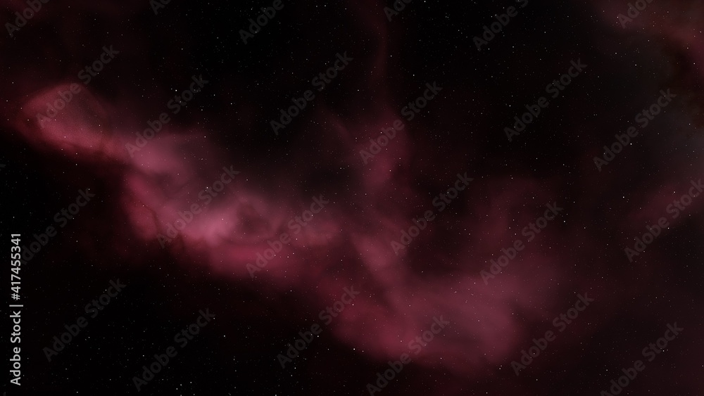 Naklejka premium Space background with realistic nebula and shining stars. Colorful cosmos with stardust and milky way. Magic color galaxy. Infinite universe and starry night. 3d render