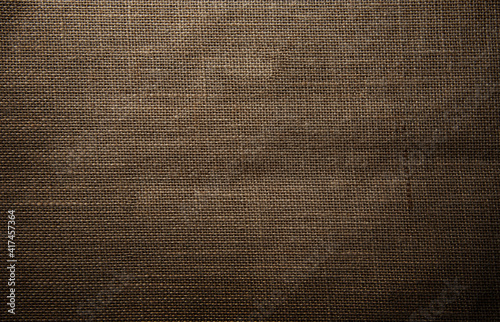 Bilde på lerret jute hessian sackcloth canvas cloth with woven textures