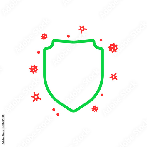 immune system logo like antiviral protection