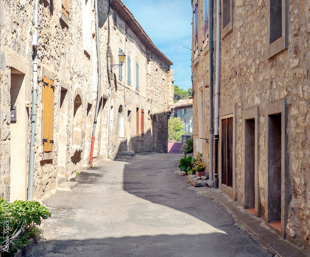 Stone houses in France