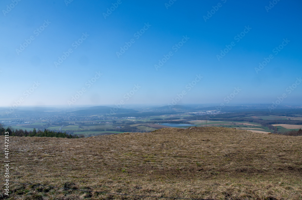 View from the gliding area Friesener Warte in the direction of Bamberg