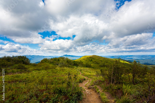 Bukowe Berdo path in Bieszczady photo