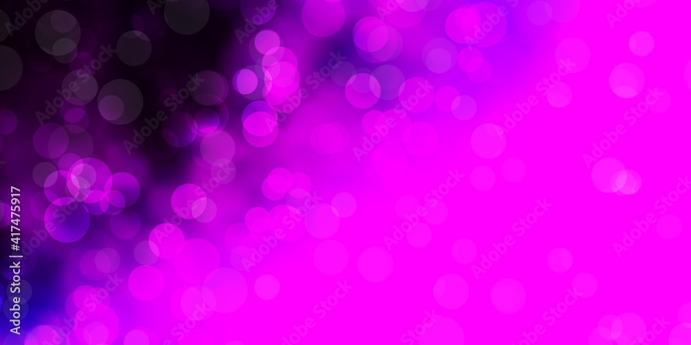 Light Pink, Blue vector background with spots.