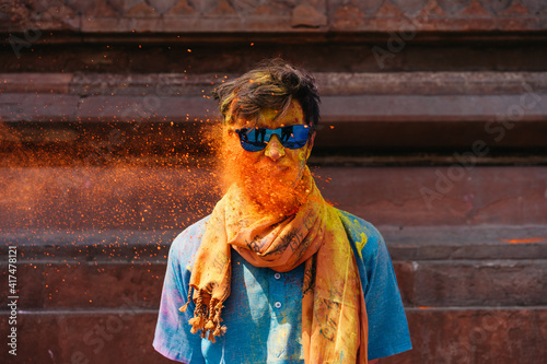 Holi Festival Portrait