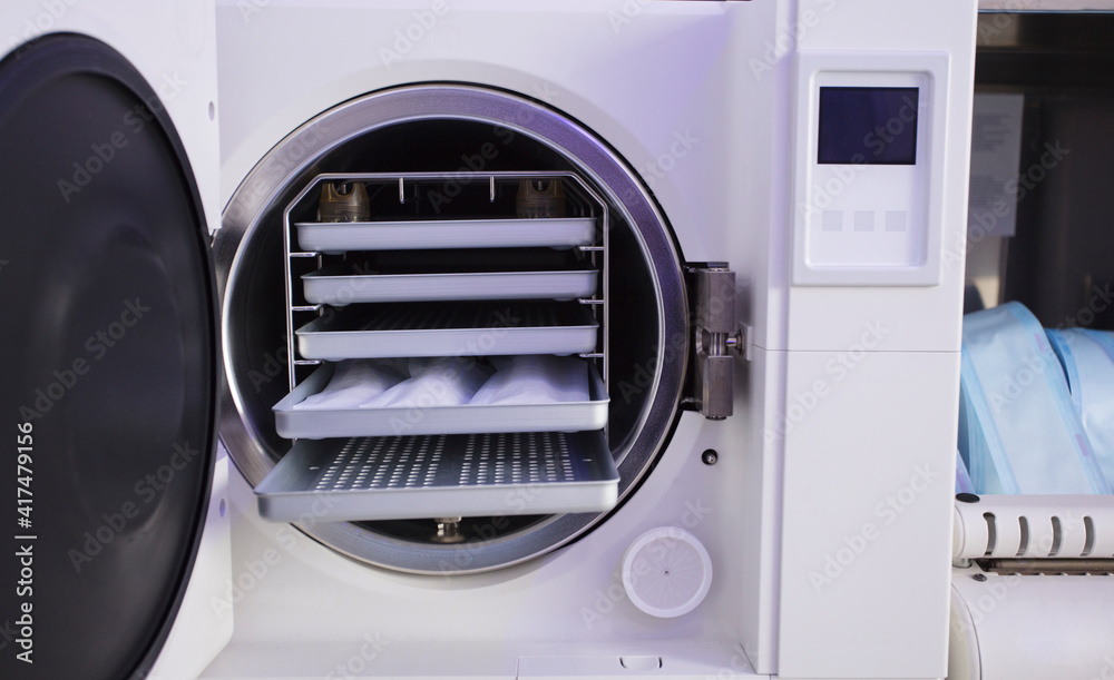 Obraz premium disinfection area, dental medical equipment