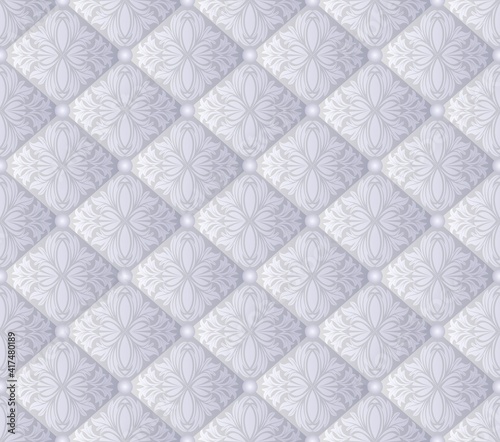 vintage background with ornament, seamless  pattern