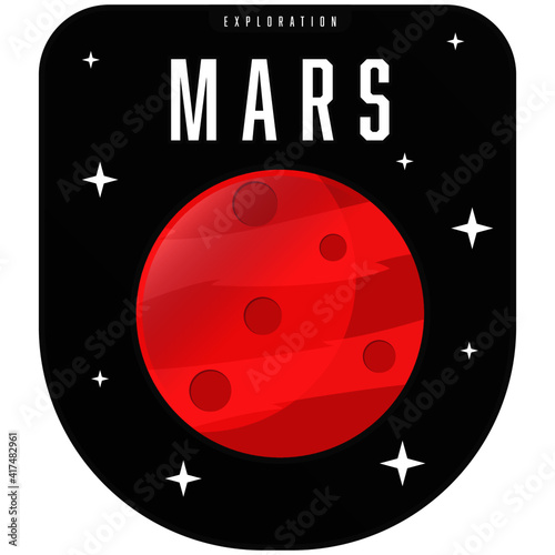 Exploration Mars Badge