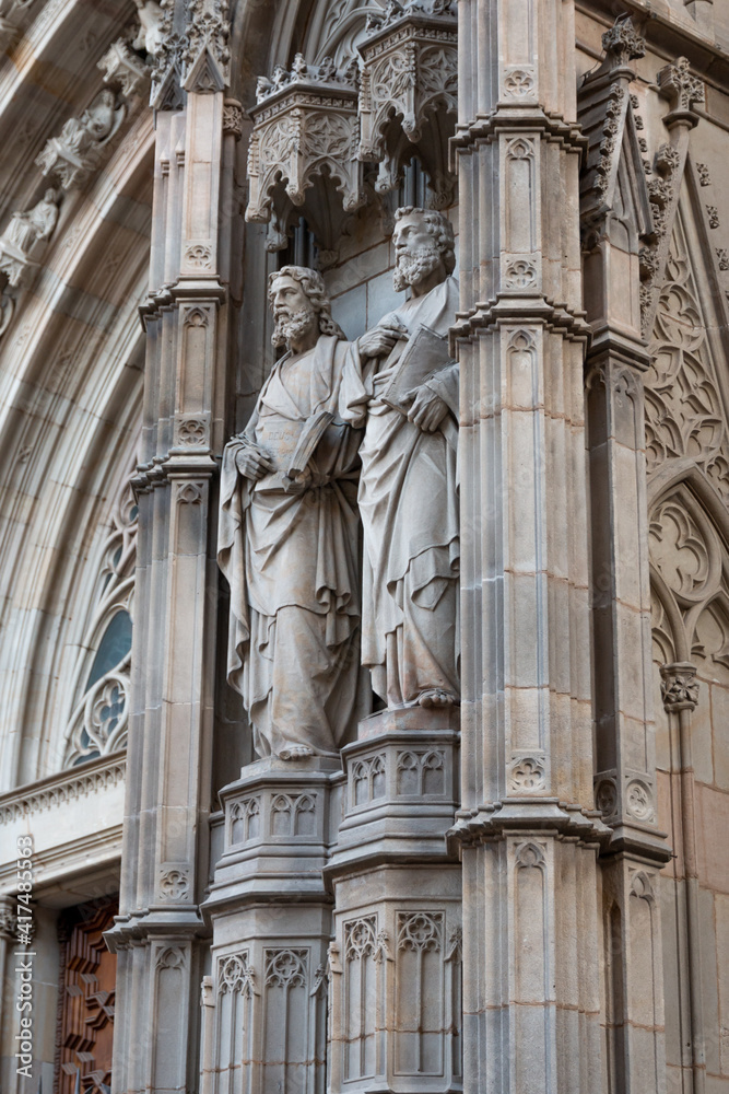 Detail of the Barcelona Cathedral