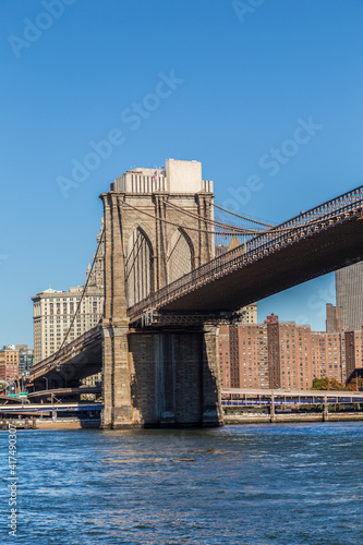 Brooklyn bridge in late afternoon sun