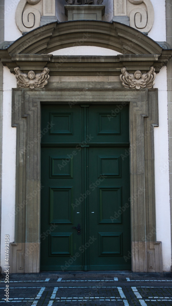 Fototapeta premium Green door