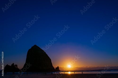 Haystack Rock at Cannon Beach  OR