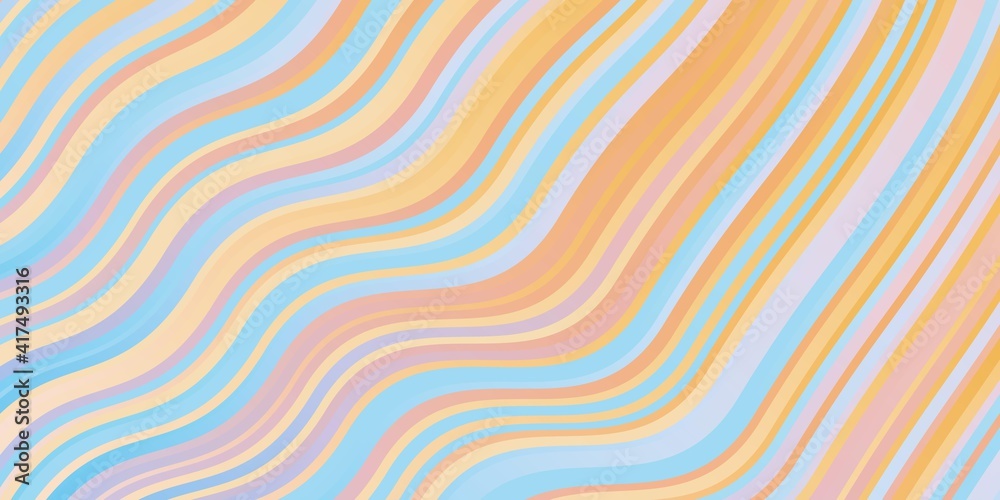 Light Blue, Yellow vector template with curves. Light Blue, Yellow vector template with curves.
