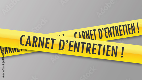 Logo carnet d'entretien.