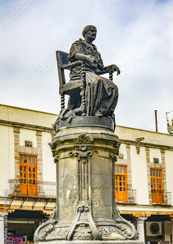 Josefa Ortiz de Dominguez statue. Plaza de Santo Domingo, Mexico City, Mexico. photo
