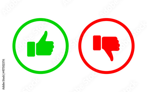 Like icon. Hand like. Thumb up. Social media sign. Dislike icon. Thumb down. Social media. Seal of approval. OK sign. Like symbol. Premium quality. Achievement badge. Quality mark. Thumb icon.