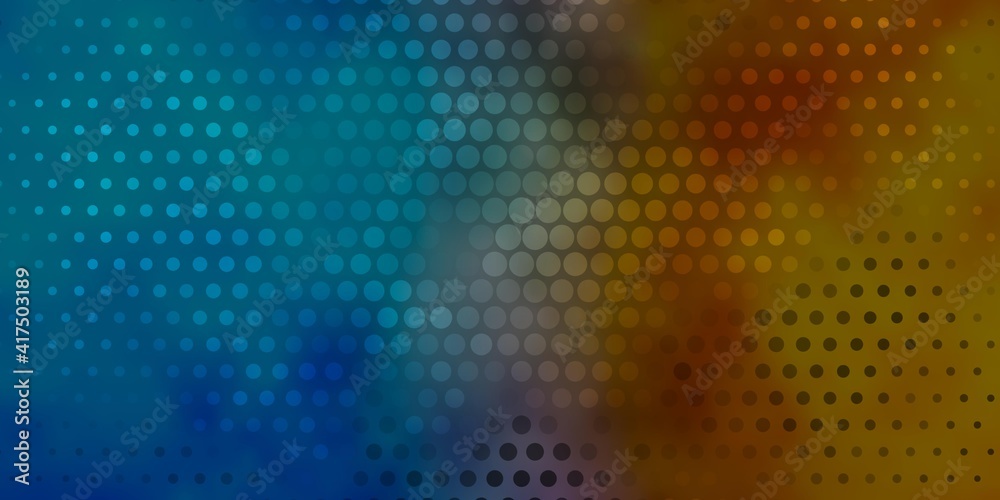 Light Blue, Yellow vector layout with circle shapes. Light Blue, Yellow vector layout with circle shapes.