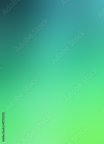 Abstract blurred green gradient mesh background.