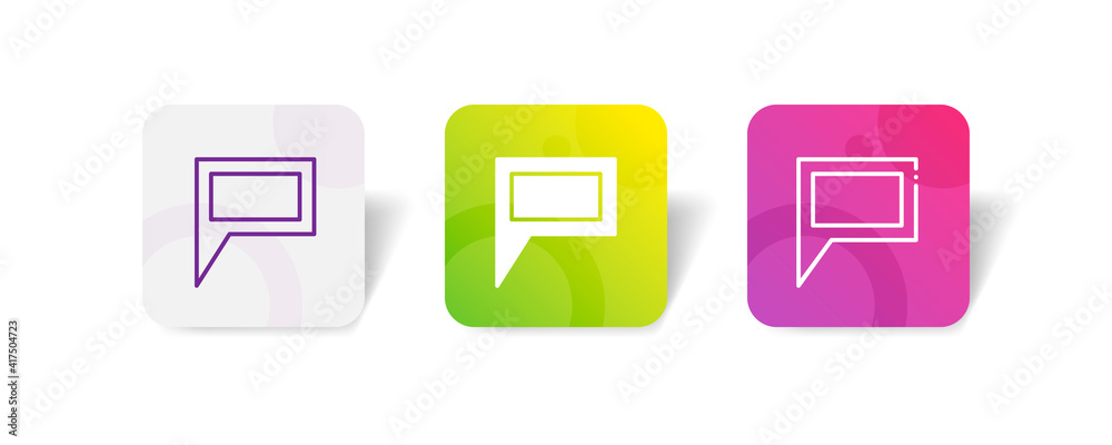 pin note comment message pixel perfect icon set bundle in line, solid, glyph, 3d gradient style pin note comment message pixel perfect icon set bundle in line, solid, glyph, 3d gradient style
