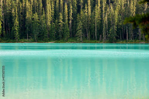 Quadro su tela Mesmerizing Scenery of Joffre Lake