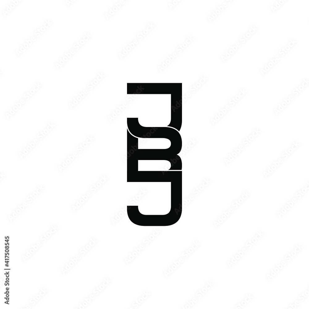 jbj letter original monogram logo design jbj letter original monogram logo design