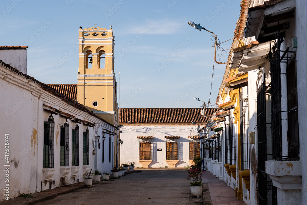 Zona turistica de Mompox, arquitectura colonial del municipio de la filigrana en Bolívar Colombia _ Mompós