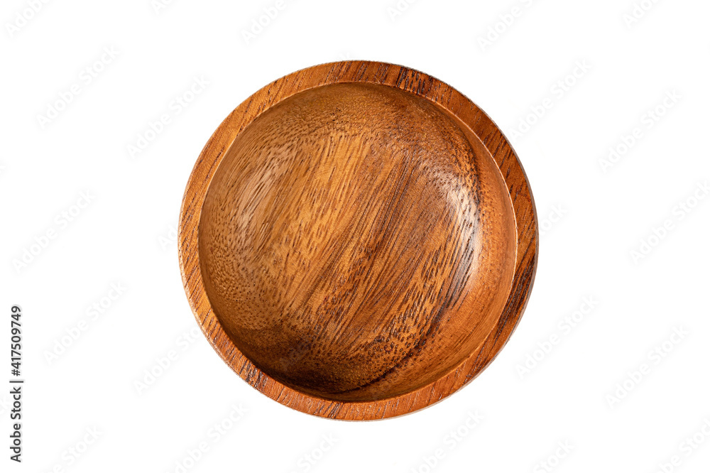 Wooden bowl isolated on white background
Wooden bowl isolated on white background